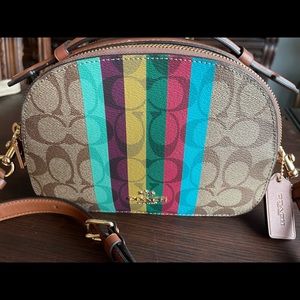 Rare🌈Authentic Coach Serena Crossbody Satchel